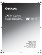 Yamaha DVD-S2300 El kitabı