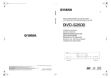 Yamaha DVD-S2500 El kitabı