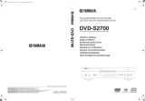 Yamaha DVD-S2700 Kullanım kılavuzu