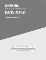 Yamaha DVD-S510 Kullanım kılavuzu
