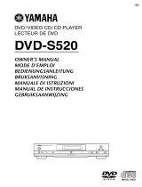 Yamaha DVD-S520 El kitabı