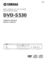Yamaha DVD-S530 El kitabı