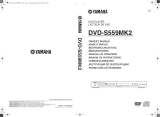Yamaha DVD-S559MK El kitabı