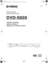 Yamaha DVD-S659 Kullanım kılavuzu