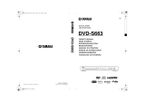 Yamaha DVD-S663 El kitabı