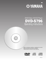 Yamaha DVD-S796 Kullanım kılavuzu