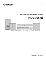Yamaha DVX-S100 Kullanım kılavuzu