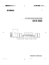 Yamaha DVXS60 Kullanım kılavuzu
