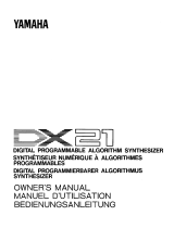 Yamaha DX21 El kitabı