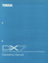 Yamaha DX7 El kitabı