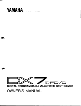 Yamaha DX7II El kitabı