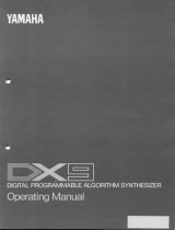 Yamaha DX9 El kitabı