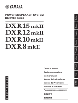 Yamaha DXR10 MKII 10 Inch Powered Loudspeaker Kullanım kılavuzu