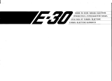 Yamaha E-30 Kullanım kılavuzu
