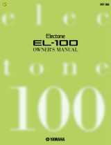Yamaha EL-100 El kitabı