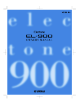 Yamaha EL-900 El kitabı