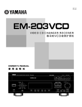 Yamaha EM-203VCD Kullanım kılavuzu
