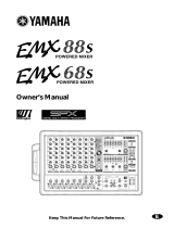 Yamaha EMX88S EMX68S Kullanım kılavuzu