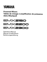 Yamaha EMX2150 El kitabı