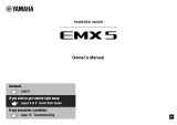 Yamaha EMX5 El kitabı