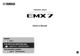 Yamaha EMX7 El kitabı