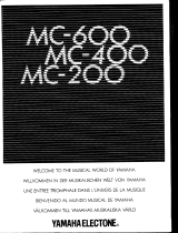 Yamaha MC-400 El kitabı