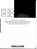 Yamaha FS-20 El kitabı