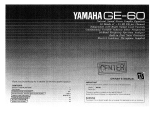 Yamaha GE-60 El kitabı