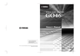 Yamaha GO46 El kitabı