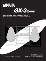 Yamaha GX-3 Kullanım kılavuzu