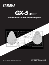 Yamaha GX-5 El kitabı