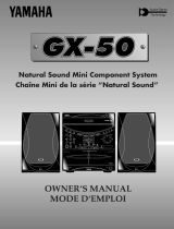 Yamaha GX-50 El kitabı
