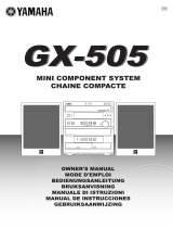 Yamaha GX-505 El kitabı