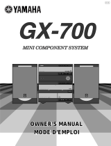 Yamaha GX700 Kullanım kılavuzu