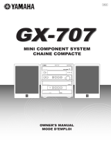 Yamaha GX707 Kullanım kılavuzu