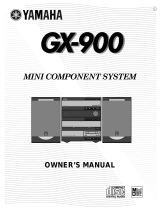 Yamaha GX-900 Kullanım kılavuzu