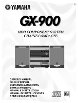 Yamaha GX-900RDS El kitabı