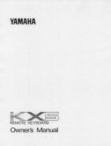 Yamaha KX5 El kitabı