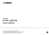 Yamaha HTR-3072 El kitabı