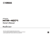 Yamaha HTR-4071 El kitabı