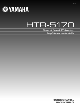 Yamaha HTR-5170 Kullanım kılavuzu