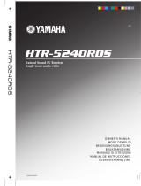 Yamaha HTR-5240RDS Kullanım kılavuzu