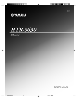 Yamaha HTR-5630 Kullanım kılavuzu