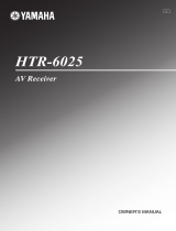 Yamaha HTR-6025 El kitabı