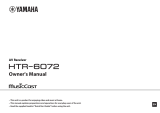 Yamaha HTR-6072 El kitabı