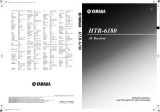 Yamaha HTR-6180 El kitabı