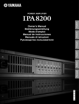 Yamaha IPA8200 El kitabı