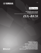 Yamaha ISX-B820 Kullanım kılavuzu