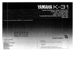 Yamaha K-31 El kitabı