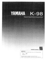 Yamaha K-98 El kitabı